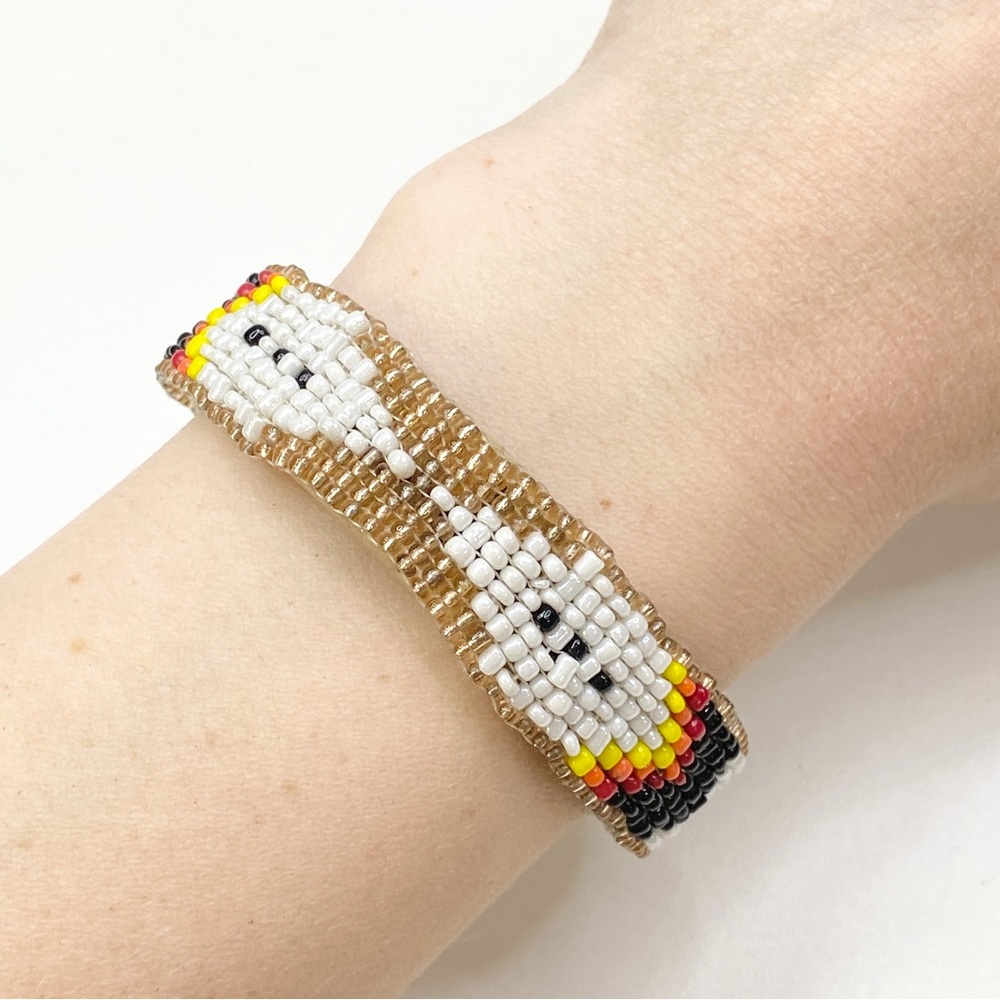 {4 for $20} Vintage Southwestern Seed Bead Cuff Bracelet